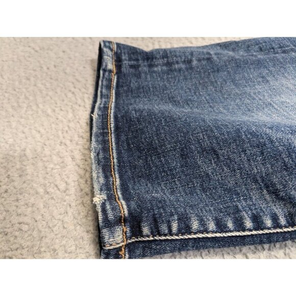 BKE Denim Parker Shorts Womens 27 Bermuda Stretch Jean Jorts Buckle Blue - Picture 13 of 16